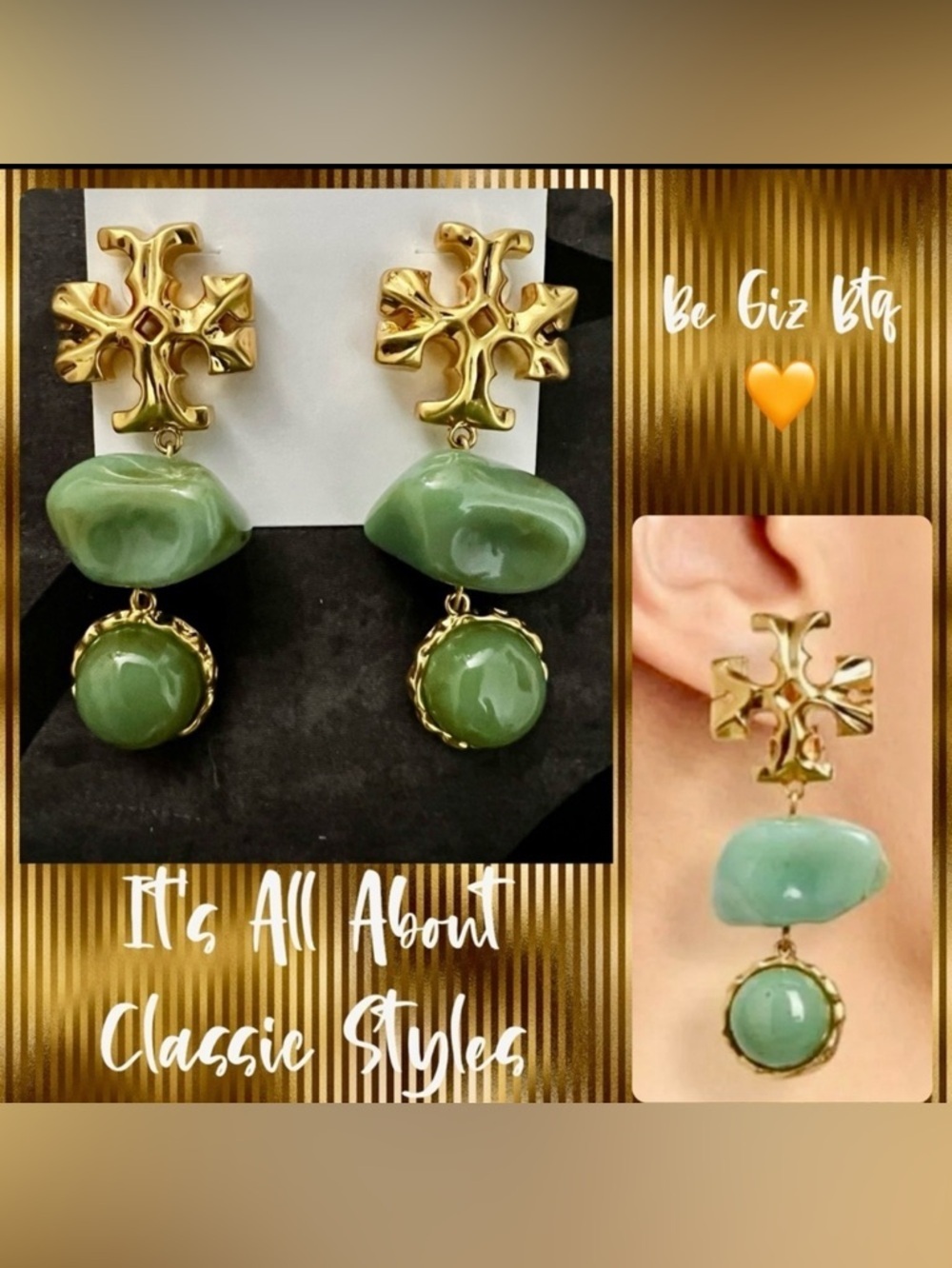 🔥🔥🔥Tory Burch Authentic Earrings At Awesome Prices To Buy Now & Save Price Firm